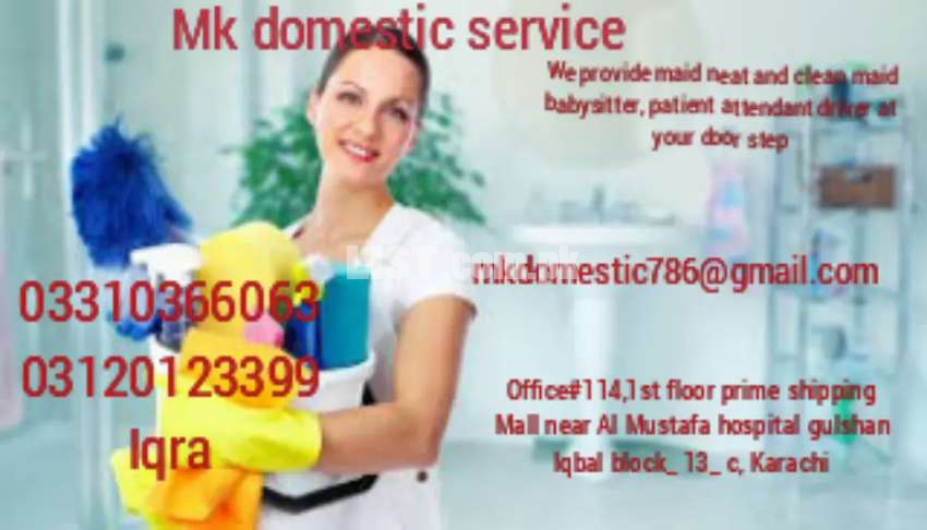 WE PROVIDE NEAT& CLEAN HOUSE MAID BABYSITTER  PATIENT ATTENDENT