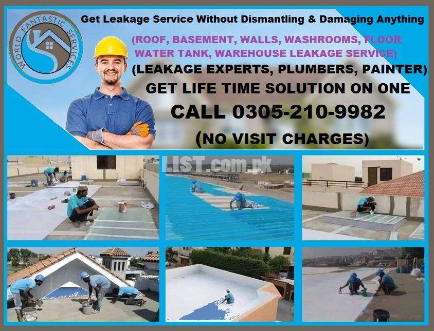 Leakage Seepage Service For Life Time Solution World fantastic Service