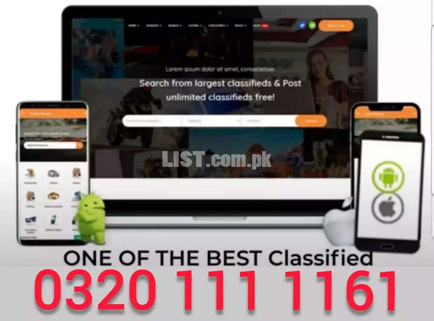 classified website matrimony website with android application Rs 12000