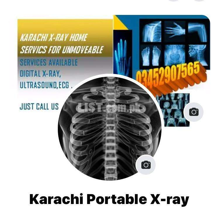 Karachi X-Ray , ECG , UTrasound home srevices
