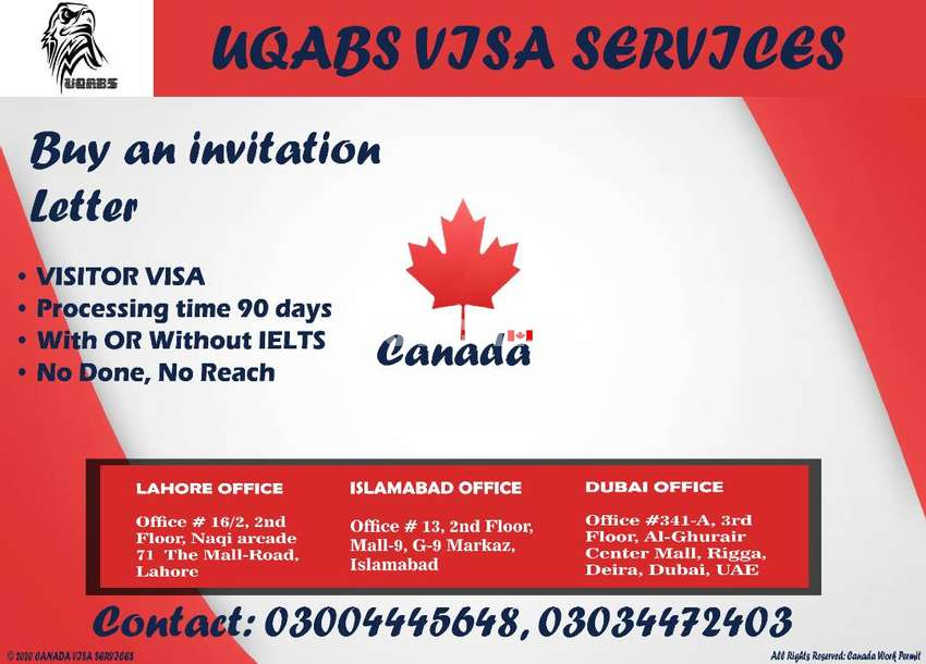 Poland & Canada Work permit, Study VISA, Visitor VISA