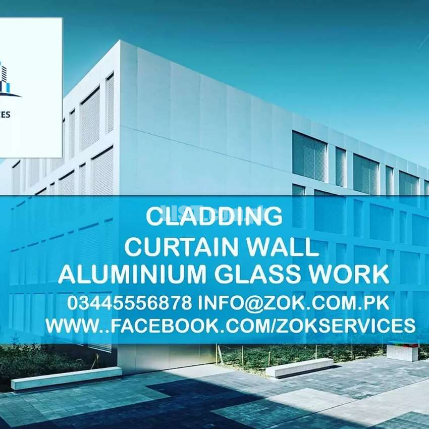 Curtain Wall Double Glazed Spider Fitting ACP Cladding