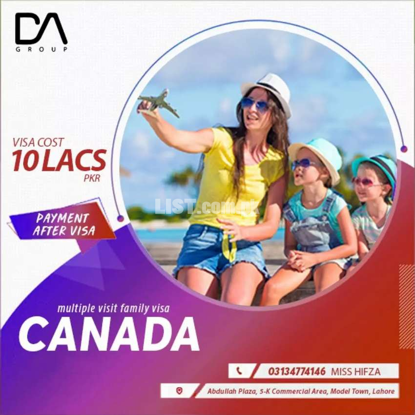 Canada Multiple family visit visa without advance