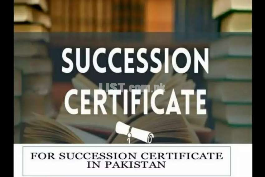 SUCCESSION CERTIFICATE,  LETTER OF ADMINISTRATION, CIVIL LAWYER