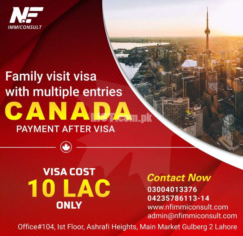Canada Multiple visit Visa for Families