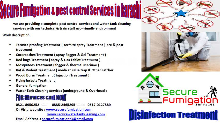 pest control, disinfection, cockroaches, termite, bed bugs, Fumigation
