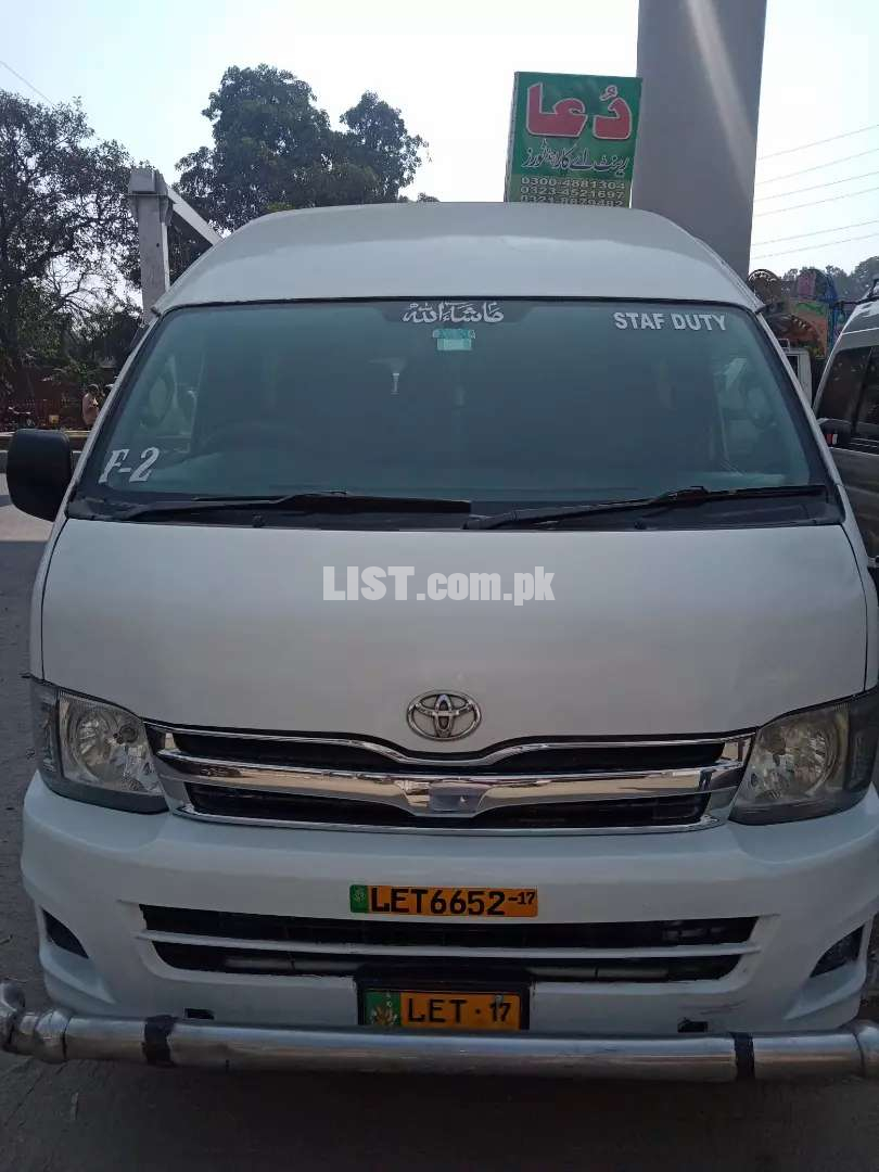 Toyota hiace 1122 ocstion a 1 condition