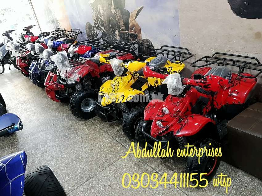 Quad atv 4 wheels dubai 50cc 300cc delivery all Pakistan