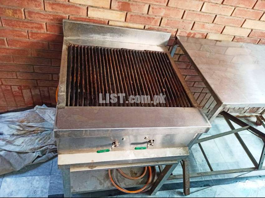 Charcoal Gas Grill 2 x 2