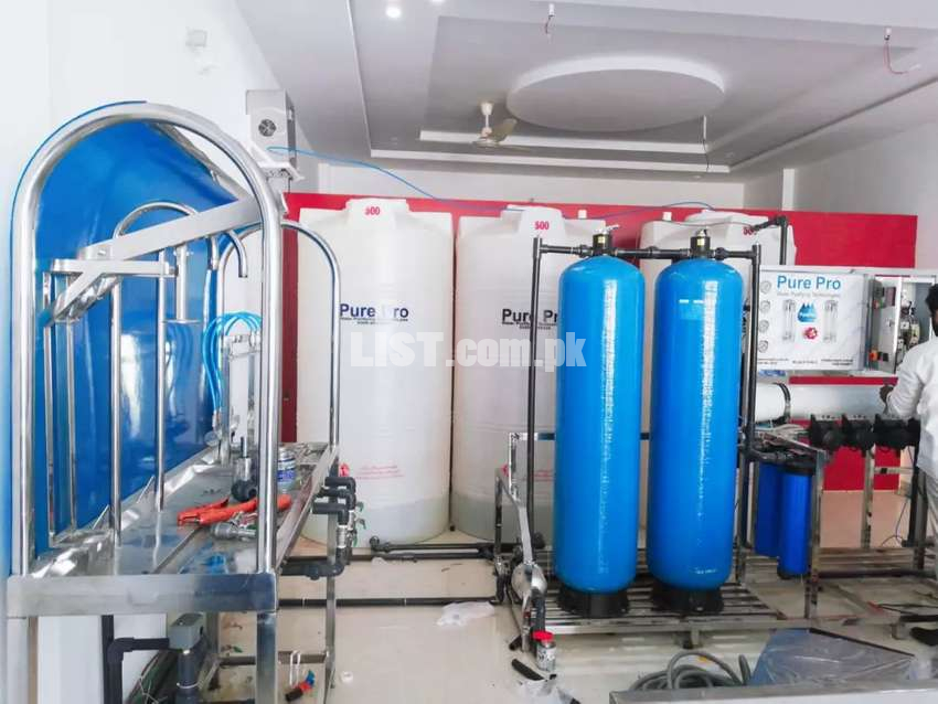 Mineral Water Plant. Ro Filteration Setup