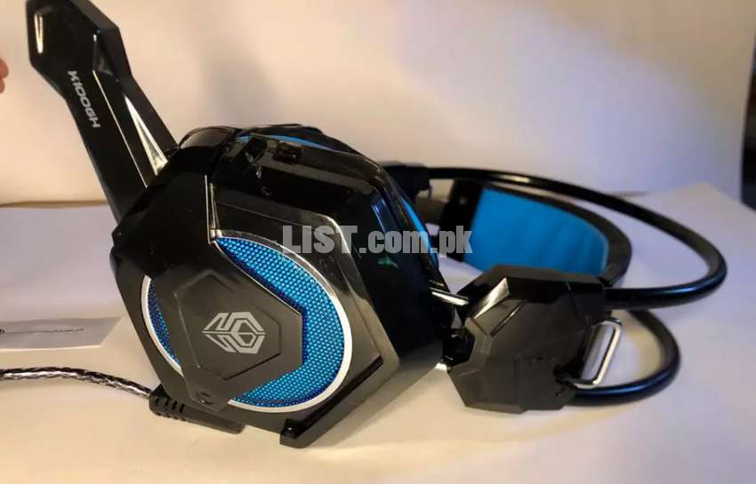 Britz RGB headphone blue n black addition
