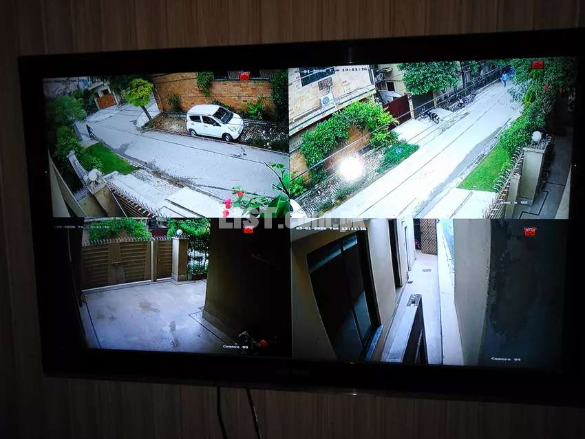 2mp Cctv Hikvision / Dahua  HD security system with Installation