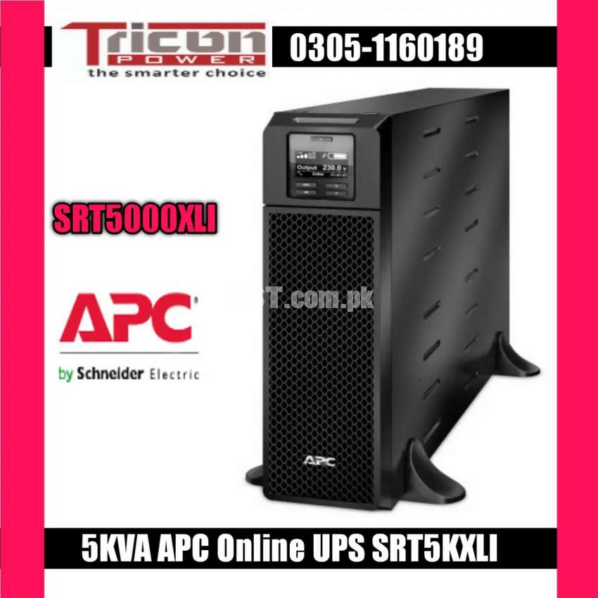 5KVA SRT APC Online UPS SRT5000XLI