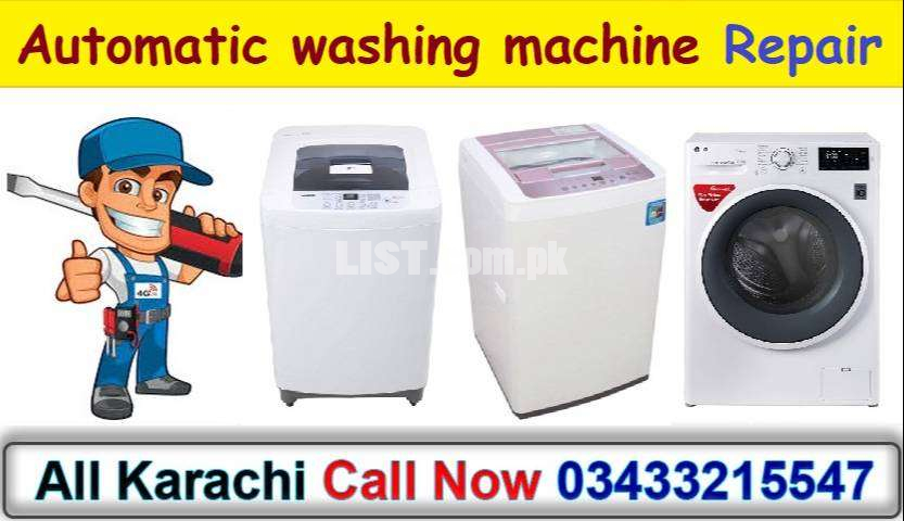 Top & Front Load Fully Automatic washing machine Expert Repair Karachi