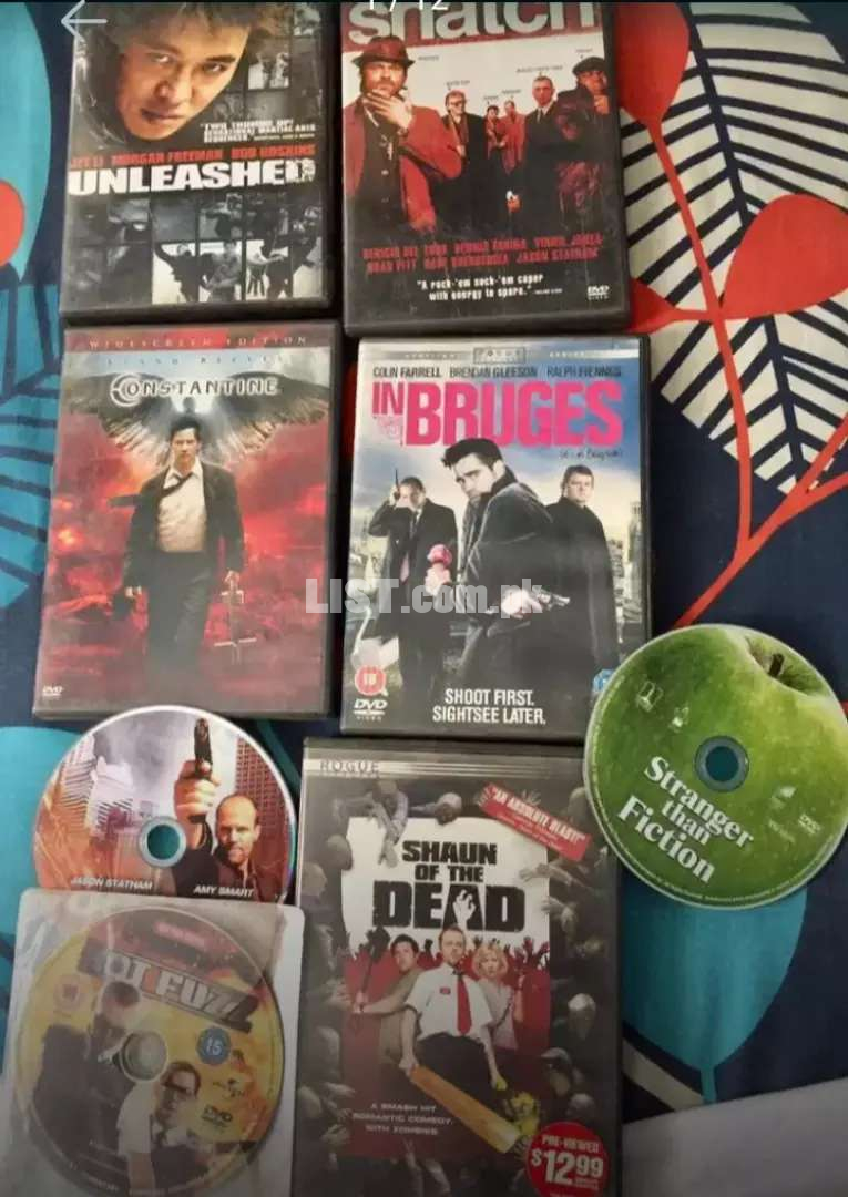8 imported DVDs
