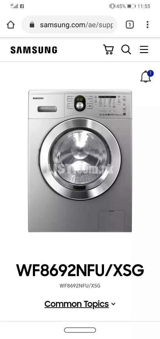Samsung Automatic Washing Machine