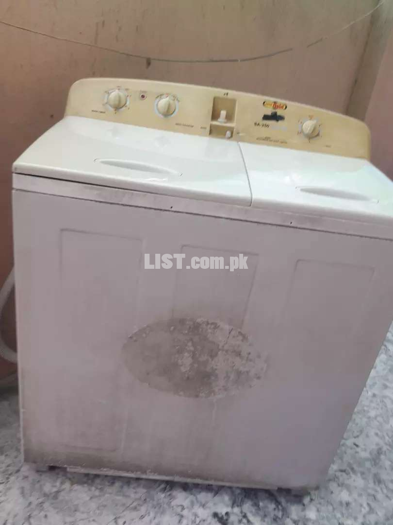 Super asia washing machine large tub.and spiner.for sale