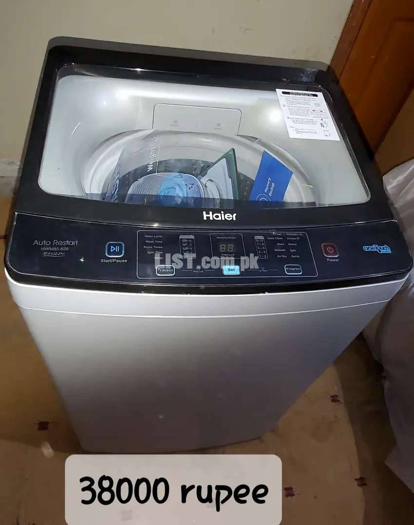 haier washing machine automatic