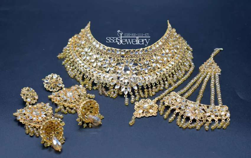 Gold plated bridal jewellery