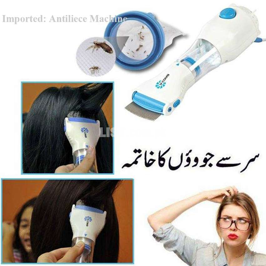 V Comb Antilice Machine, 	Because clean hair looks good.