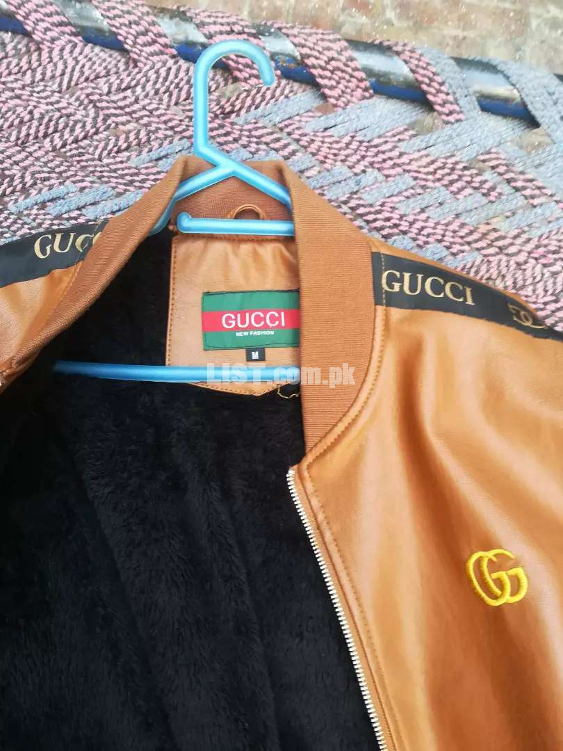 Gucci original jacket leather New hai