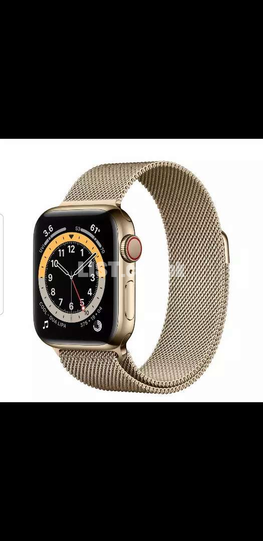Apple watch series 6 and 5 stainless steel and aluminium