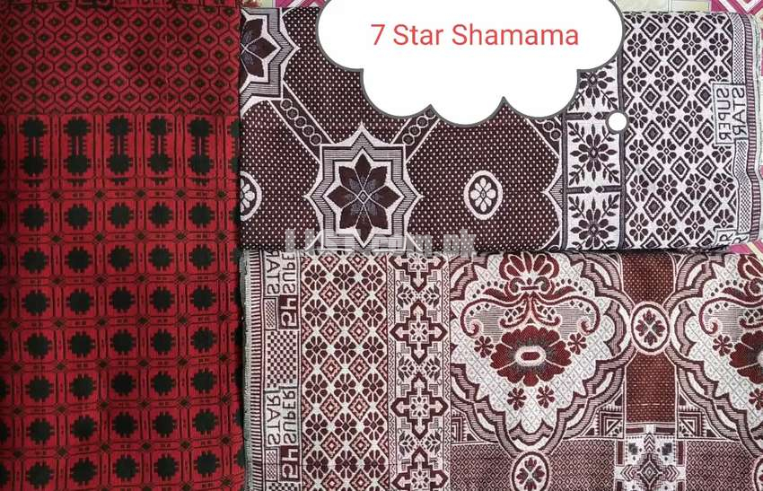 7 Star Shamama(Two Charpayi Chadar Full Size)