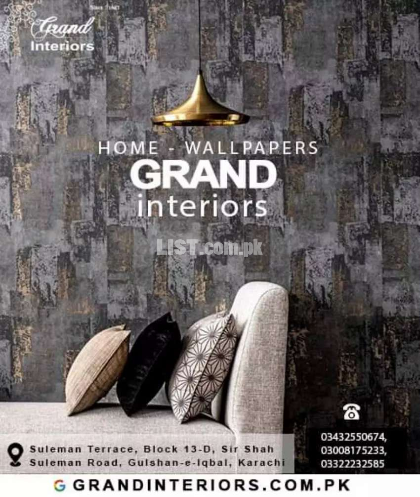 Wallpaper or wall pictures by Grand interiors