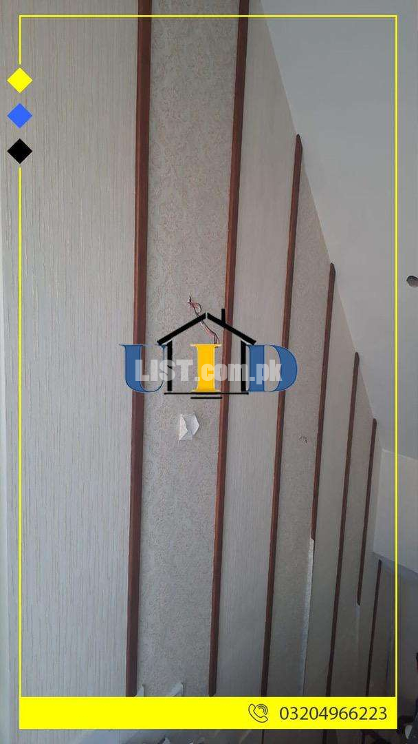 Wallpaper/wooden floor/false ceiling avalaible