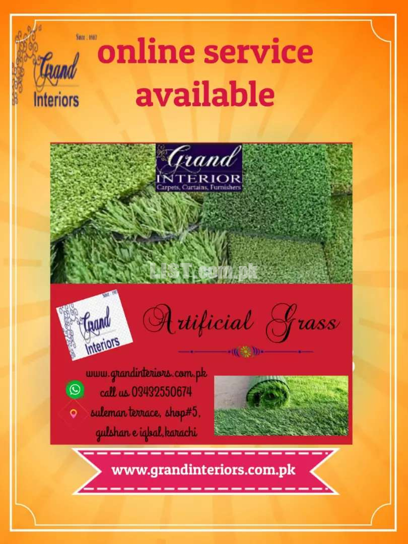 Buy online Artificial Grass or Astro by Grand interiors