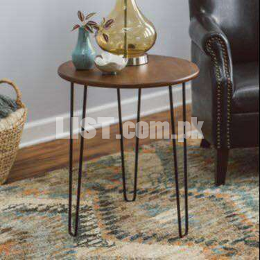 Sumptuous Wooden Top with Hairpin Legs
