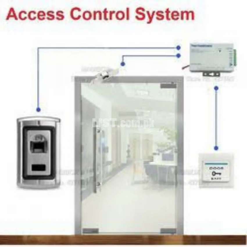 Biometric Attendance & Access Control Door Locks Electric System