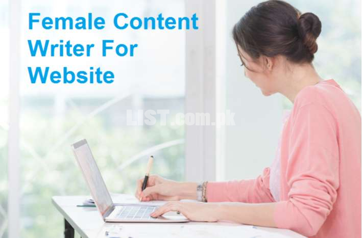 Female Content Writer for Our Website