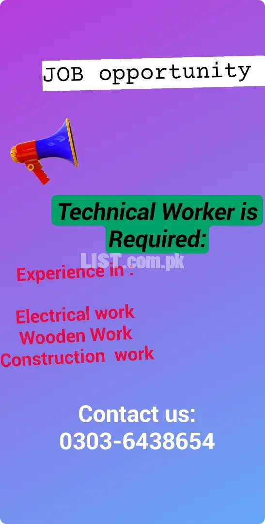 Electric worker