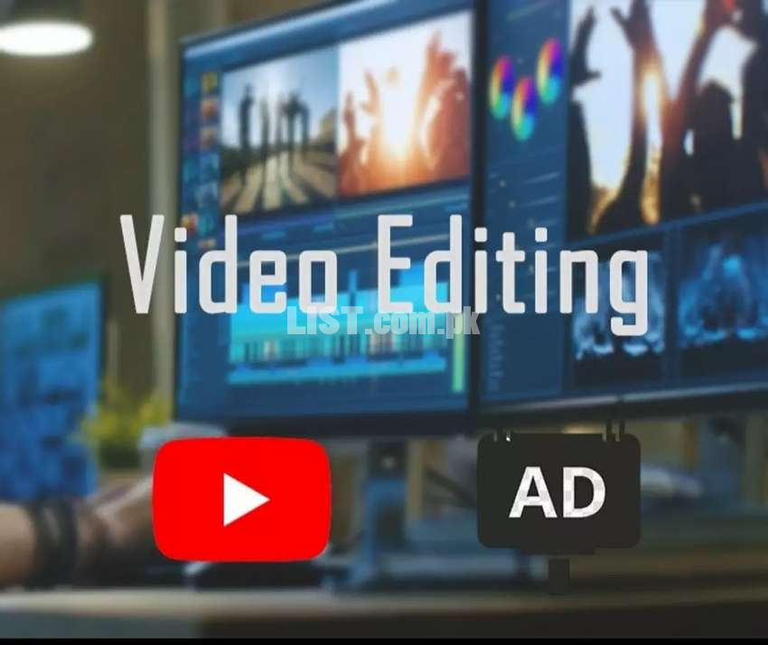 Professional youtube video editor video editing