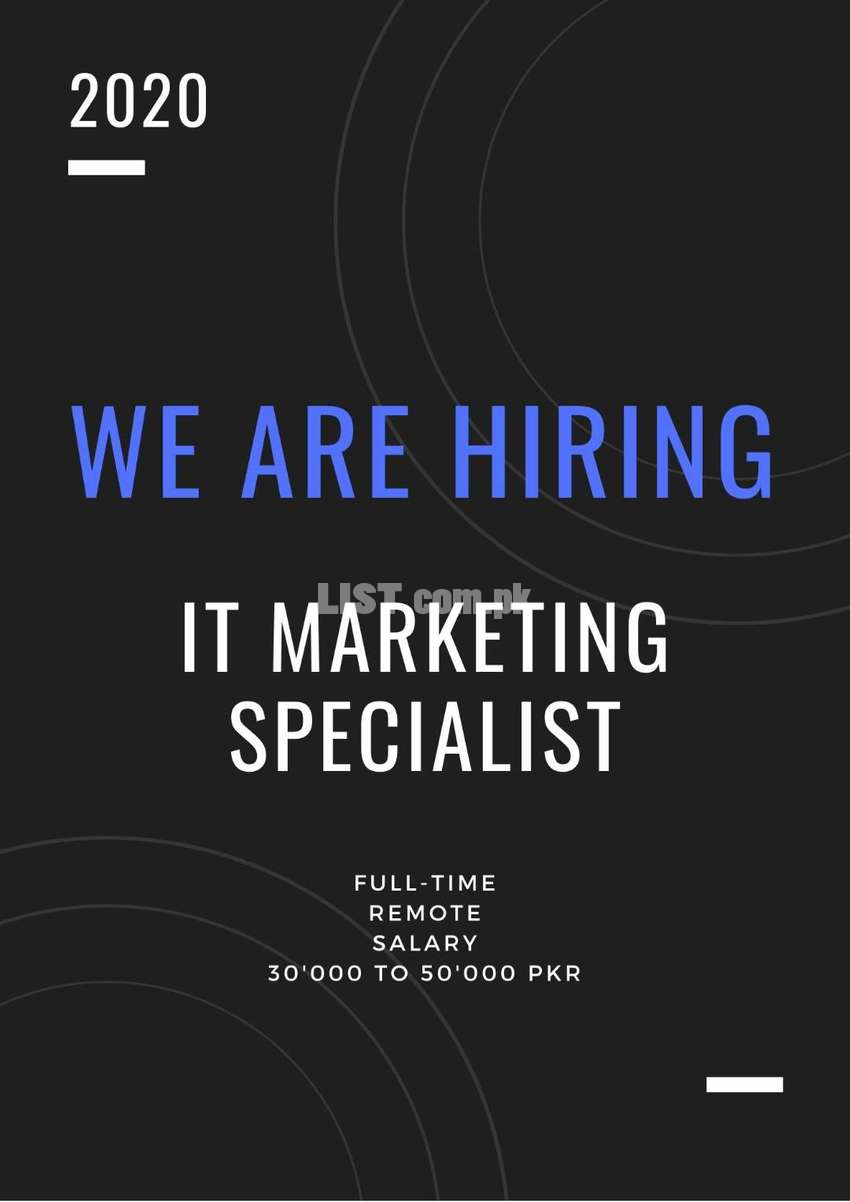 IT Marketing Specialist (only English)