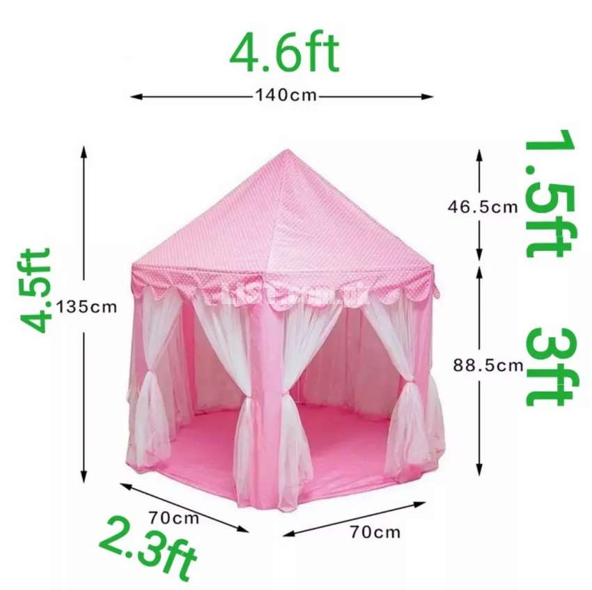 Kids Playing Princess Castle tent New
