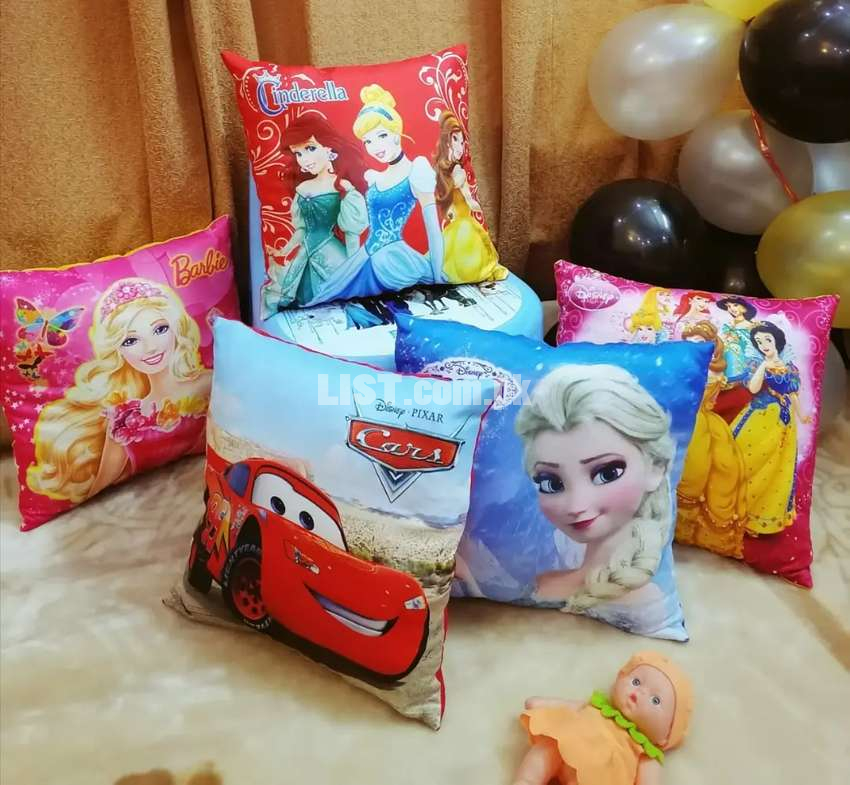 3D Themed Cushion filled with imported ball fibre