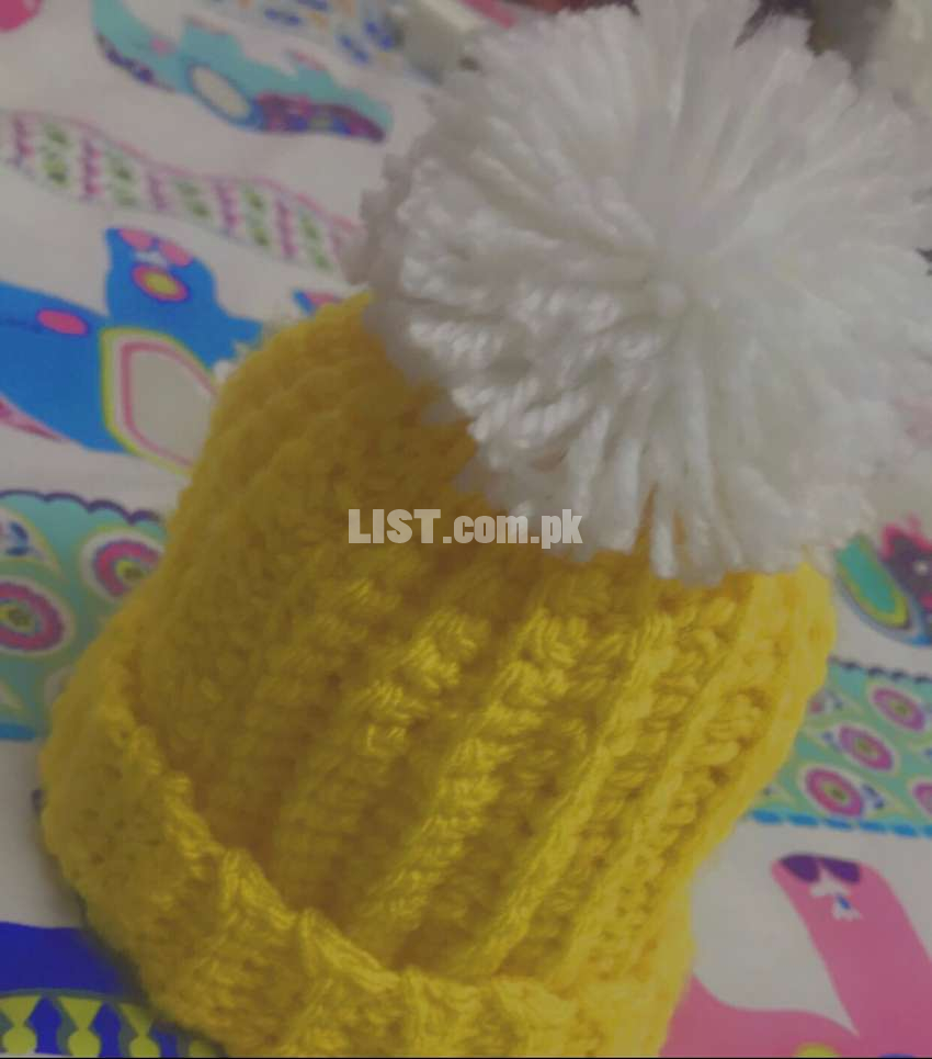 Crochet  cap for new born