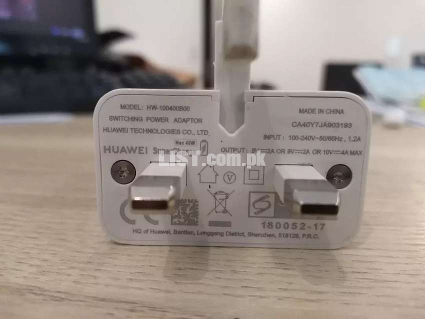 Huawei p40 pro 40W charger, Cable 100% original box pulled