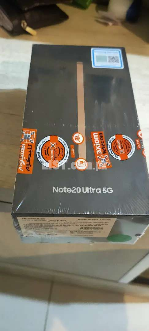 Note 20 Ultra 5G 12Gb/256Gb Dual sim (PTA approved)