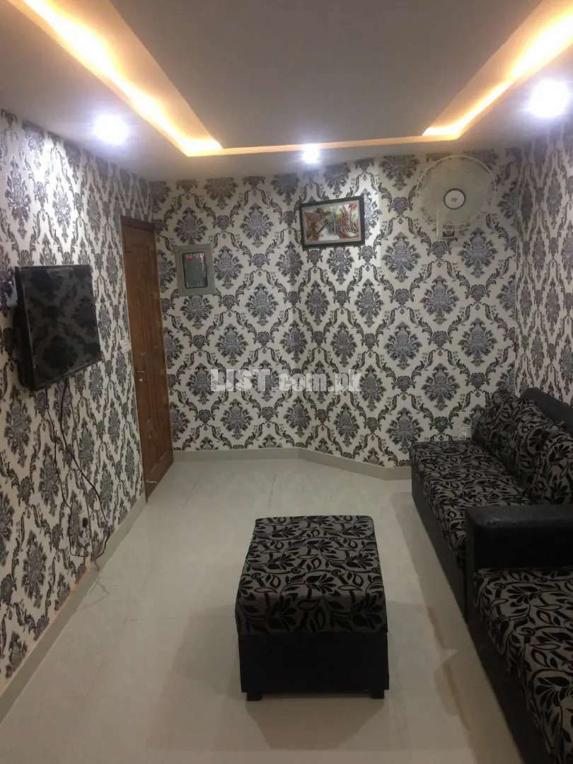Furnished Apartment For Rent in Sector D,AA Block Bahria Town Lahore.
