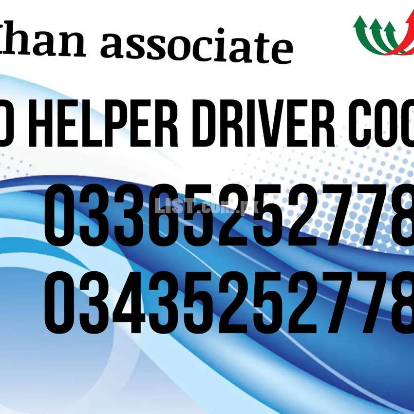 KHAN) Provide PAITENT CARE, MAIDS, HELPERS, DRIVERS, COOK AVAILABLE