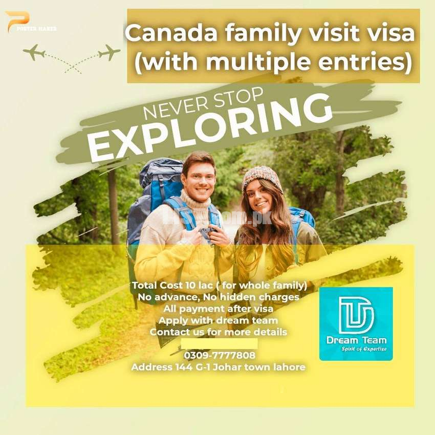 Canada family multiple visit visa