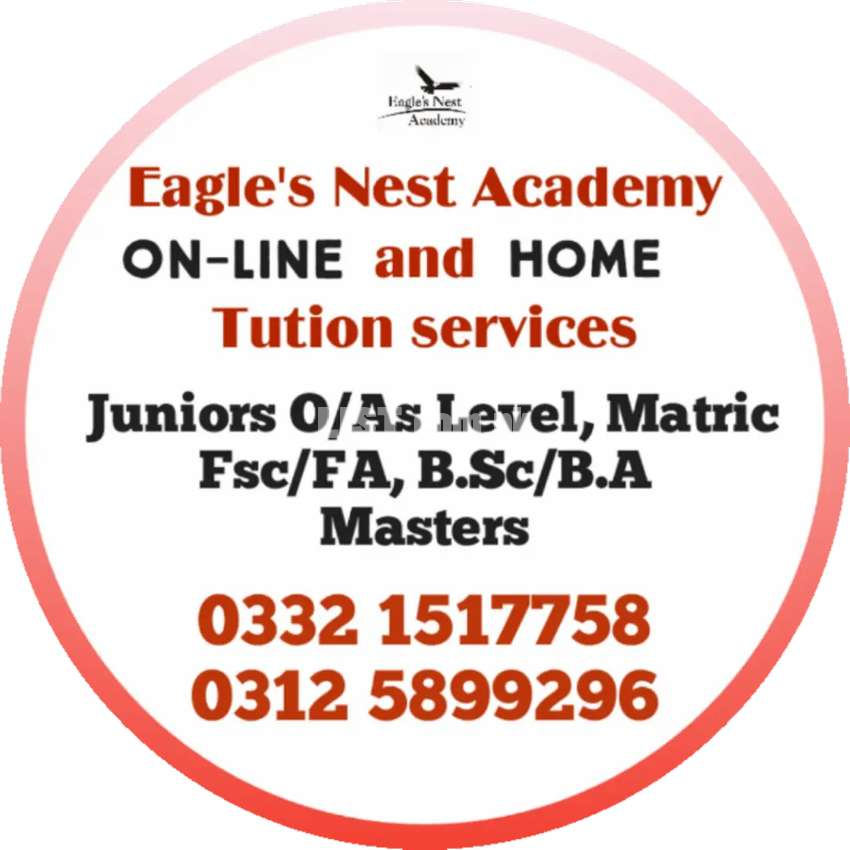 Qualified and Experienced Home Tutors Available (eagle's nest )