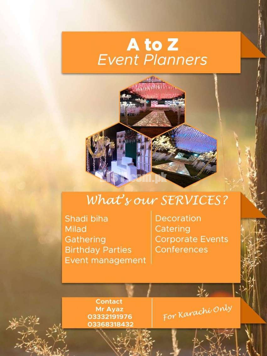 A to Z Event Planners