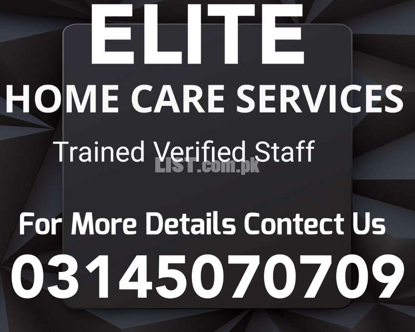 ELITE) Provide PAITENT CARE, Helpers, Driver, Maid, Cook Avalibale