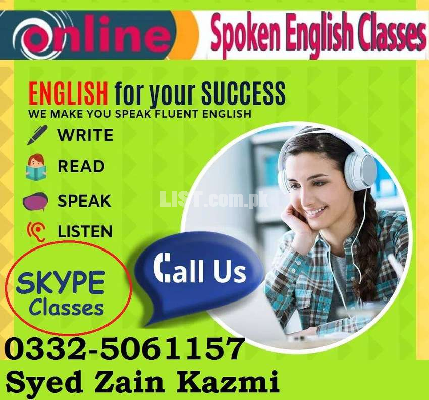 This is a course for the delivery of English language.