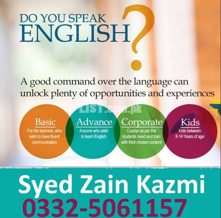 Online English Language teacher available on internet.
