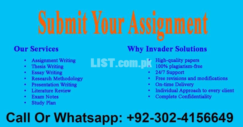 Get Best Assignment,Thesis,Essay Writing Services